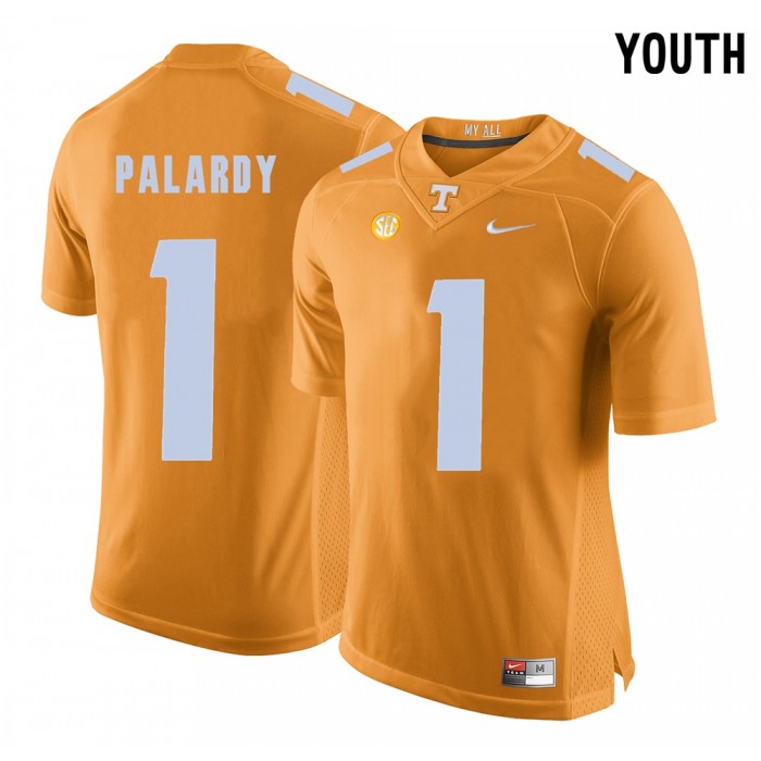 Youth Tennessee Volunteers Football Orange College Michael Palardy Jersey