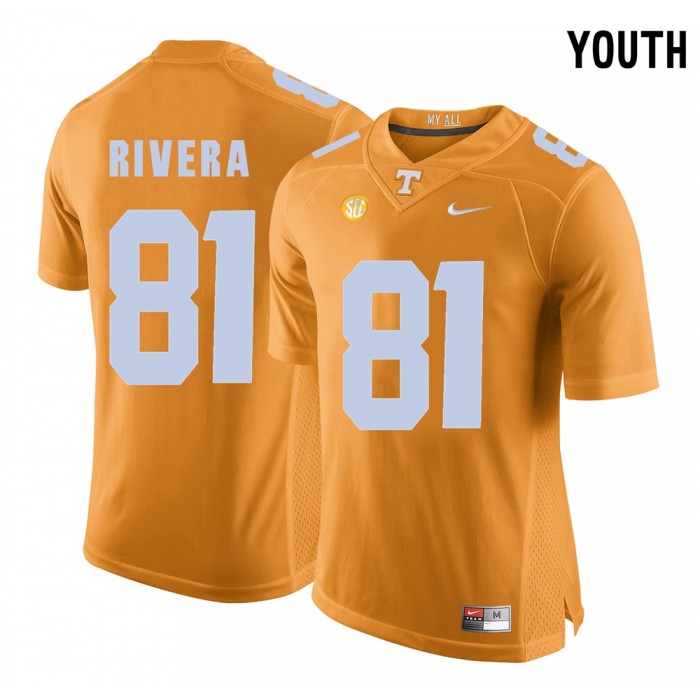 Youth Tennessee Volunteers Football Orange College Mychal Rivera Jersey