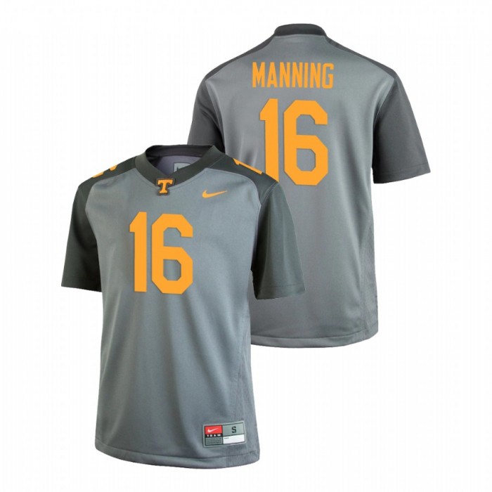 Tennessee Volunteers Peyton Manning Replica Jersey Youth Gray
