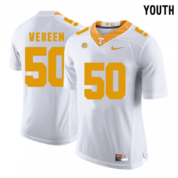 Youth Tennessee Volunteers Football White College Corey Vereen Jersey