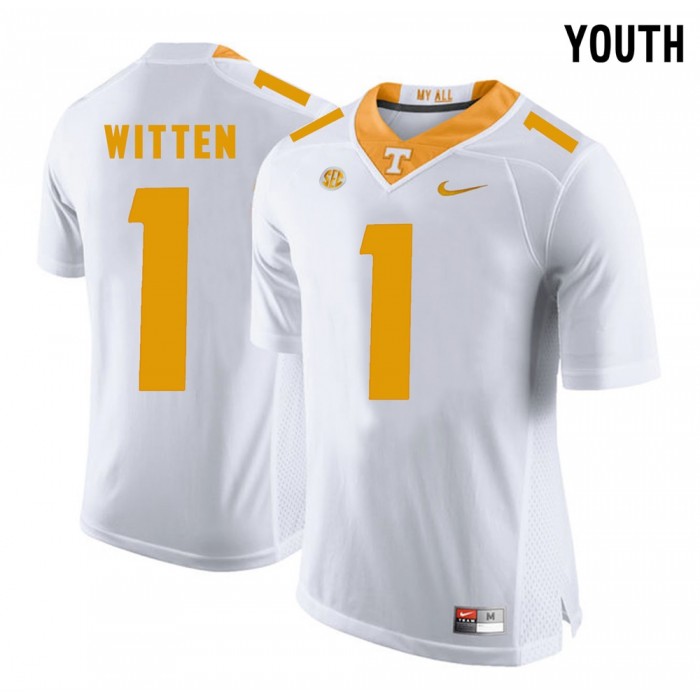 Youth Tennessee Volunteers Football White College Jason Witten Jersey