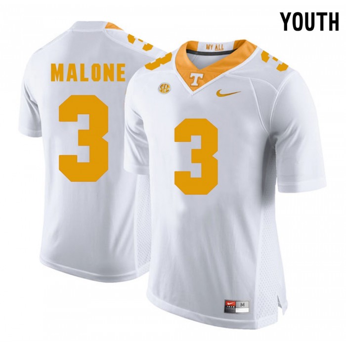 Youth Tennessee Volunteers Football White College Josh Malone Jersey