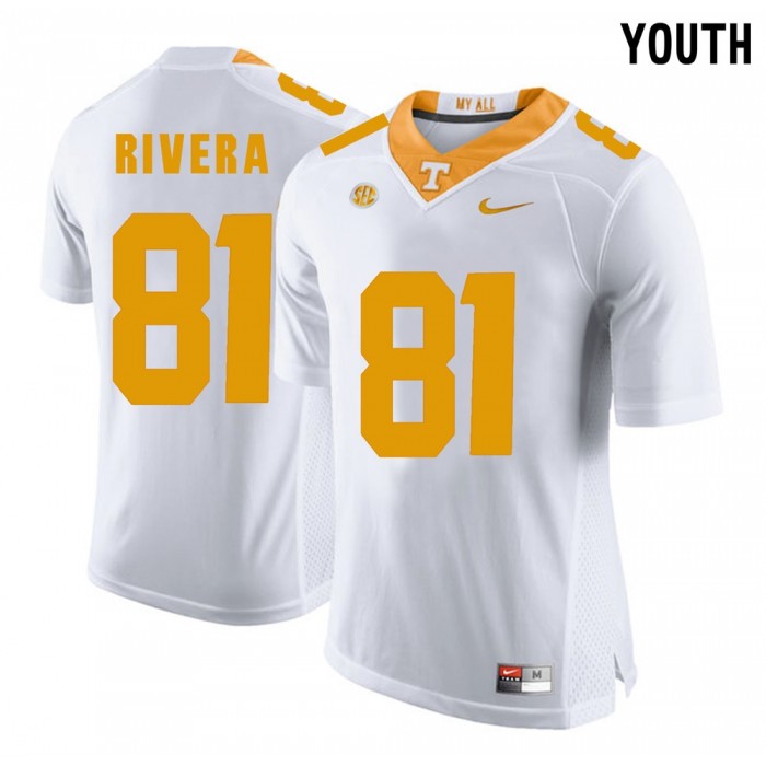 Youth Tennessee Volunteers Football White College Mychal Rivera Jersey