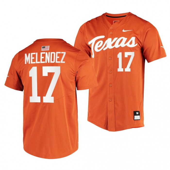 Ivan Melendez Texas Longhorns College Baseball Men Jersey-Orange