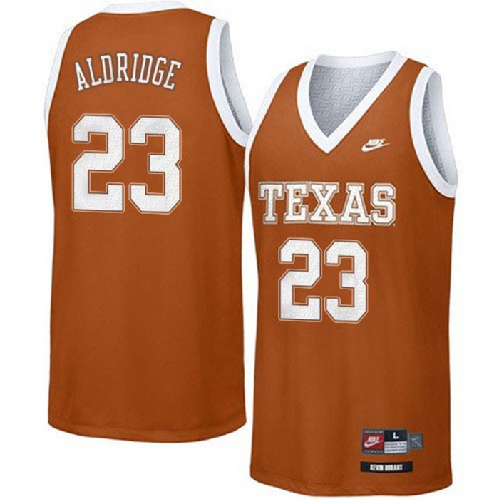 Male Lamarcus Aldridge Texas Longhorns Orange NCAA High-School Basketball NBA Player Jersey
