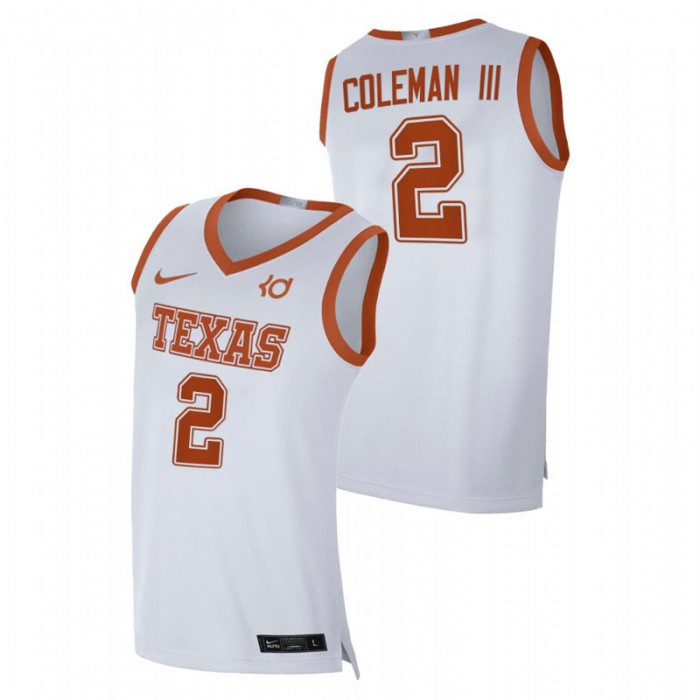 Texas Longhorns Alumni Limited Matt Coleman III Player Jersey White Men