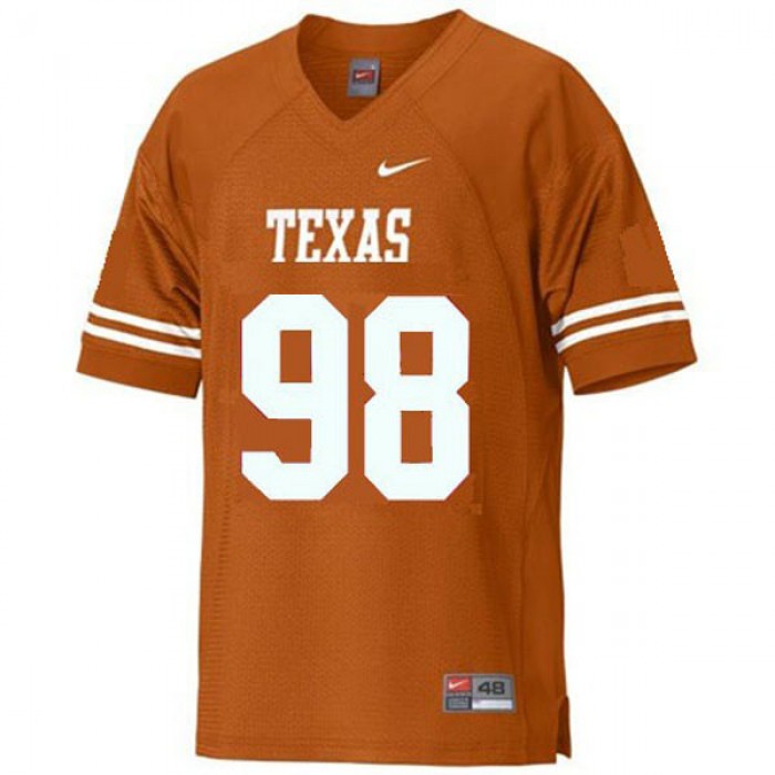 Texas Longhorns #98 Brian Orakpo Orange Football For Men Jersey