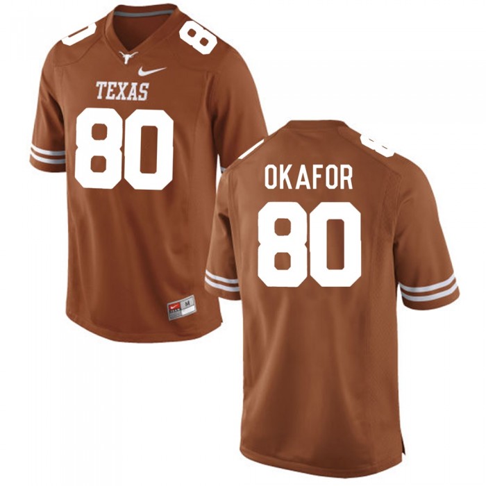 Texas Longhorns Alex Okafor Brunt Orange College Football Jersey