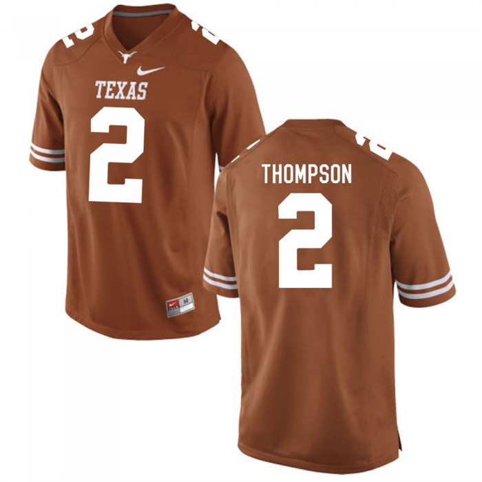 Texas Longhorns Mykkele Thompson Brunt Orange College Football Jersey
