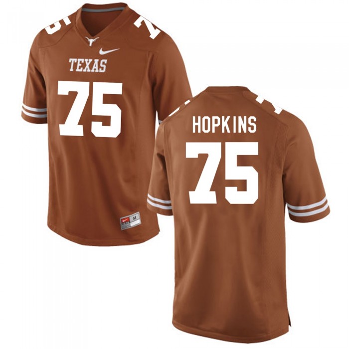 Texas Longhorns Trey Hopkins Brunt Orange College Football Jersey