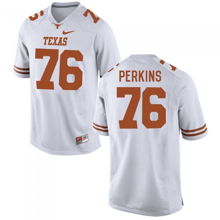 Texas Longhorns Kent Perkins White College Football Jersey