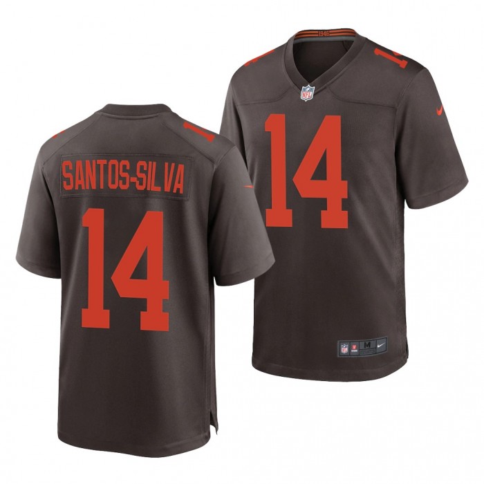 Marcus Santos-Silva #14 Cleveland Browns 2022 NFL Brown Men Game Jersey Texas Tech Red Raiders