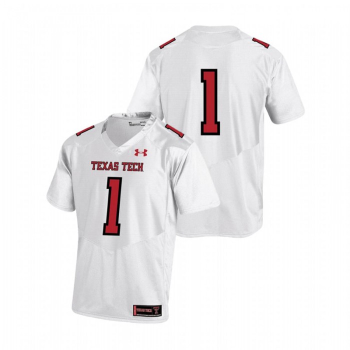 Men's Texas Tech Red Raiders White Premier College Football Jersey