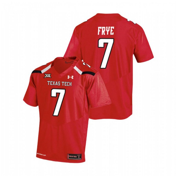 Adrian Frye Texas Tech Red Raiders College Football Red Replica Jersey