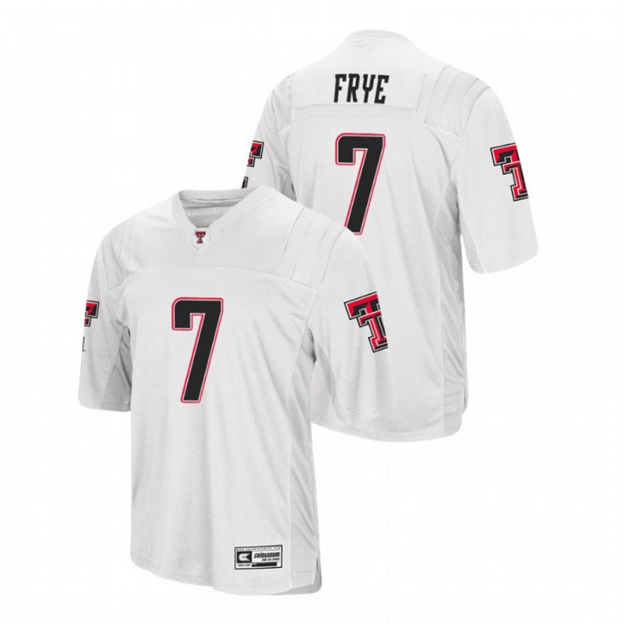 Texas Tech Red Raiders Adrian Frye College Football Jersey For Men White