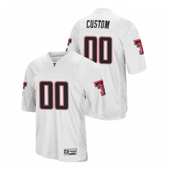 Texas Tech Red Raiders Custom College Football Jersey For Men White