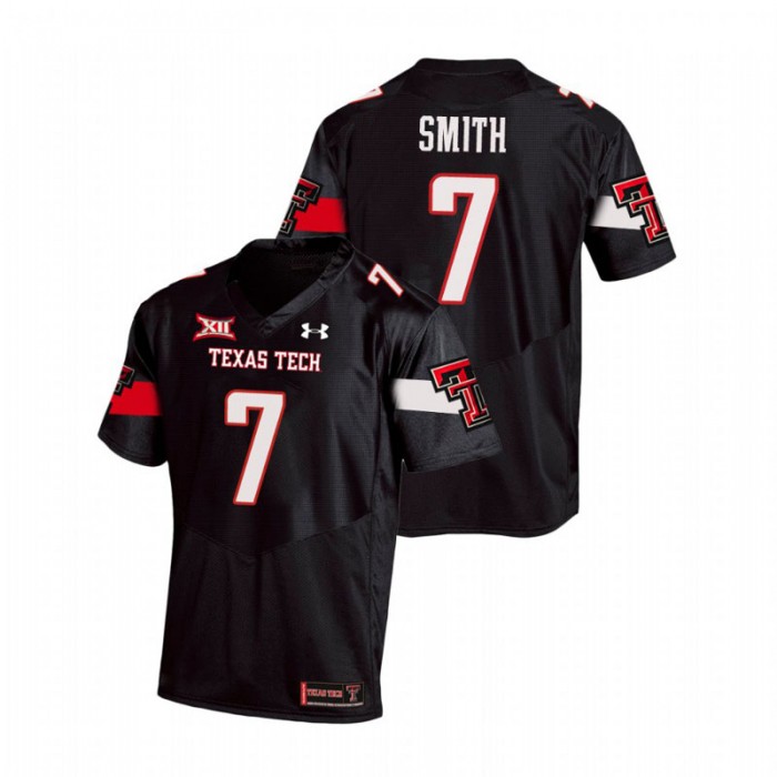 Donovan Smith Texas Tech Red Raiders Replica Black Football Team Jersey