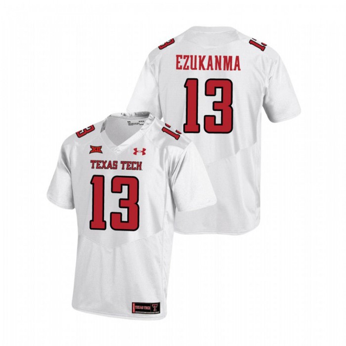 Erik Ezukanma Texas Tech Red Raiders College Football White Replica Jersey
