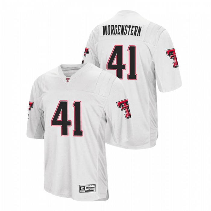 Texas Tech Red Raiders Jacob Morgenstern College Football Jersey For Men White