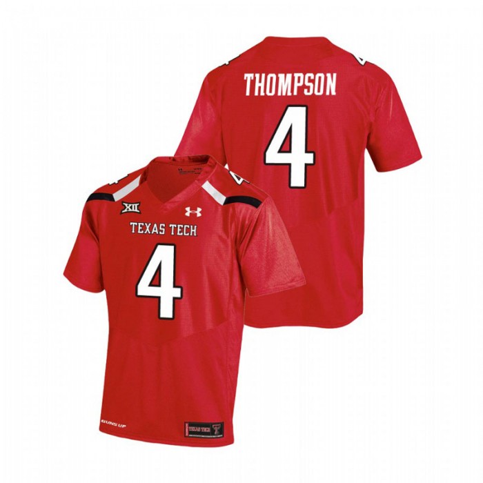 SaRodorick Thompson Texas Tech Red Raiders College Football Red Replica Jersey