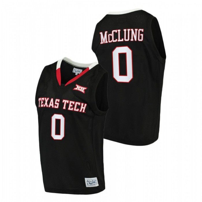 Texas Tech Red Raiders Mac McClung Jersey Basketball Black Alumni Limited Men