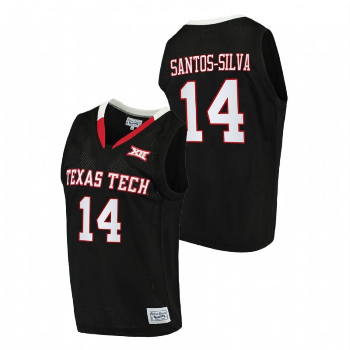 Texas Tech Red Raiders Marcus Santos-Silva Jersey Basketball Black Alumni Limited Men