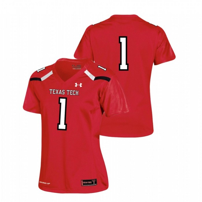 Women's Texas Tech Red Raiders Red Replica Football Team Jersey