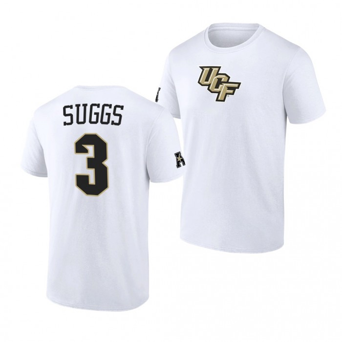 College Basketball UCF Knights Brandon Suggs T-Shirt-White
