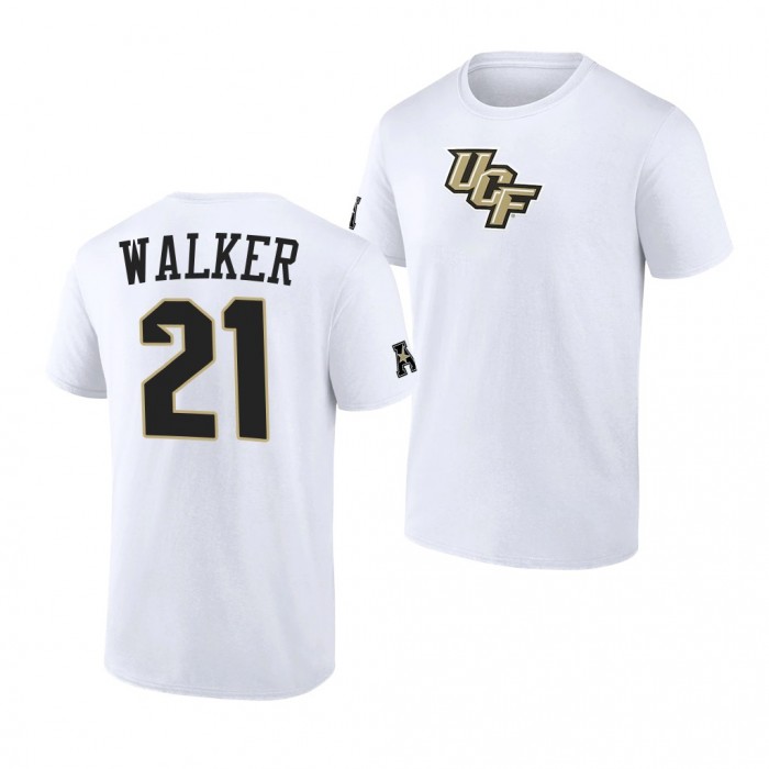 College Basketball UCF Knights C.J. Walker T-Shirt-White