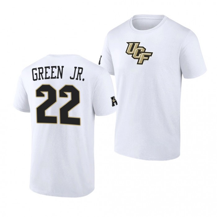 College Basketball UCF Knights Darin Green Jr. T-Shirt-White