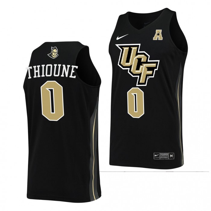 Lahat Thioune UCF Knights College Basketball Jersey Black