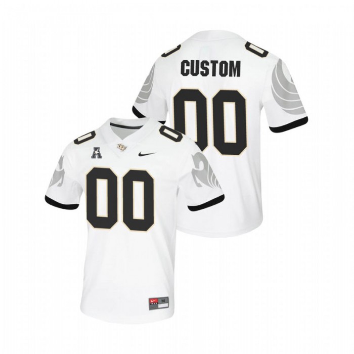Custom UCF Knights College Football White Untouchable Game Jersey