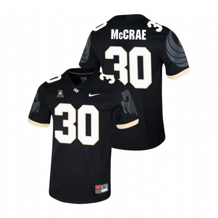 Greg McCrae UCF Knights College Football Black Game Jersey