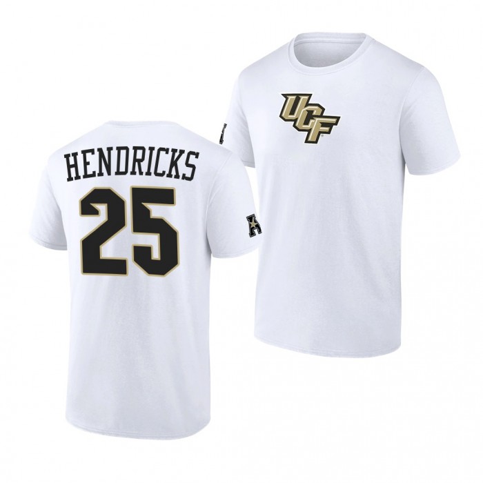 College Basketball UCF Knights Tyler Hendricks T-Shirt-White