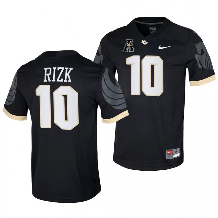 Dylan Rizk UCF Knights College Football Black 10 Jersey Men