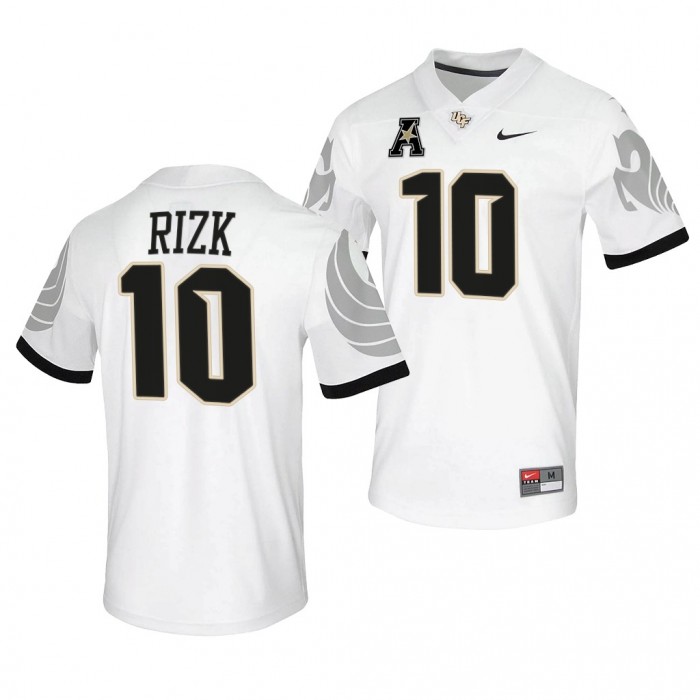 Dylan Rizk UCF Knights College Football White 10 Jersey Men
