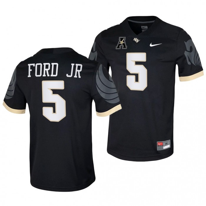 Troy Ford Jr UCF Knights College Football Black 2022 5 Jersey Men