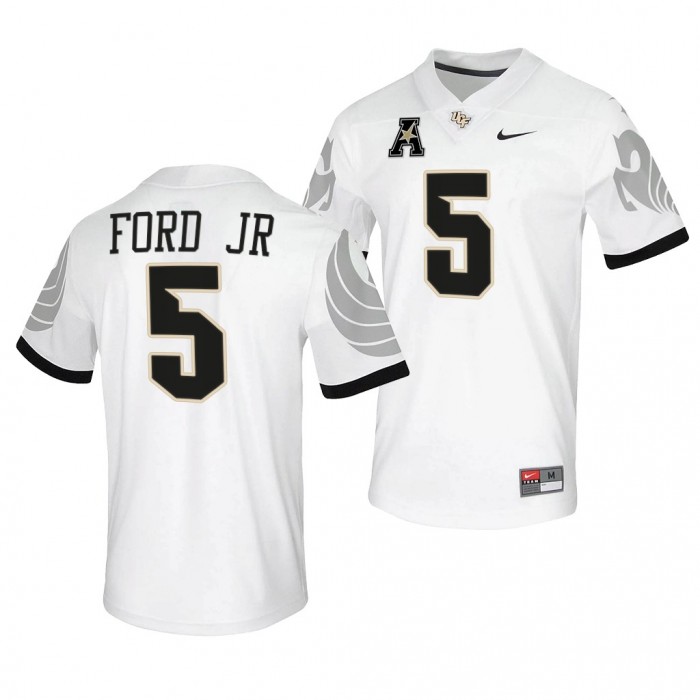 Troy Ford Jr UCF Knights College Football White 2022 5 Jersey Men