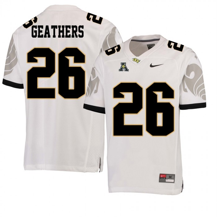 UCF Knights Football White College Clayton Geathers Jersey