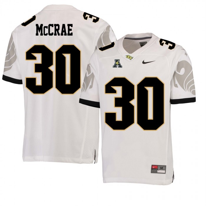 UCF Knights Football White College Greg McCrae Jersey