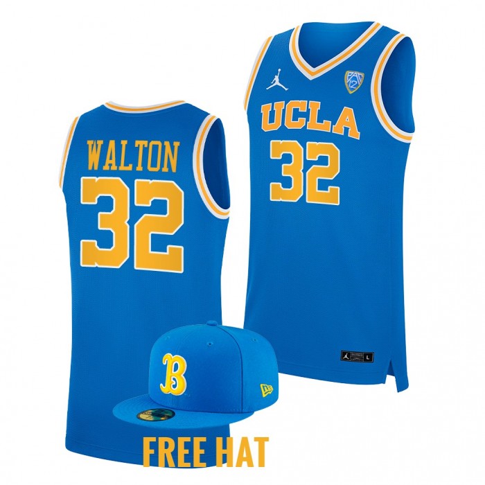 Bill Walton UCLA Bruins College Basketball Retired Jersey-Blue