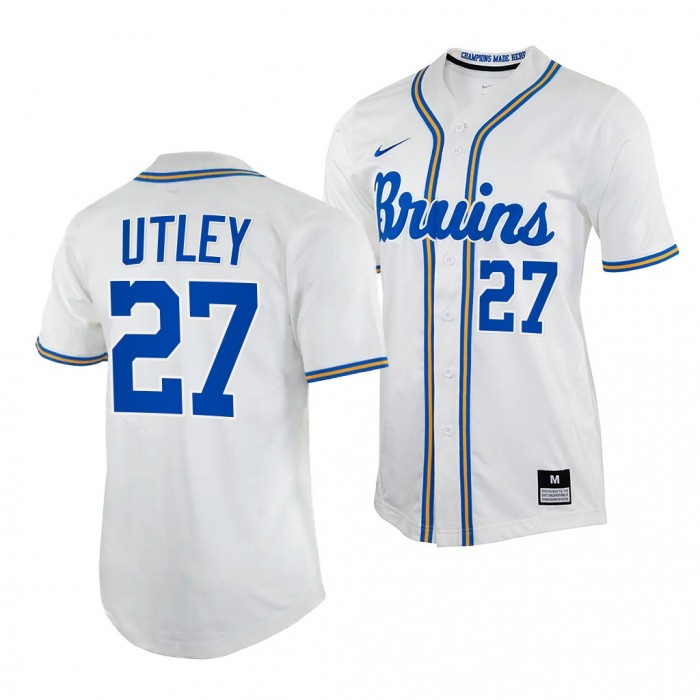 Chase Utley UCLA Bruins College Baseball Men Jersey-White