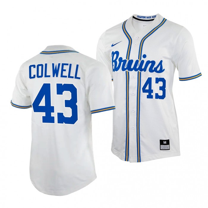 Daniel Colwell UCLA Bruins 2022 College Baseball Men Jersey-White