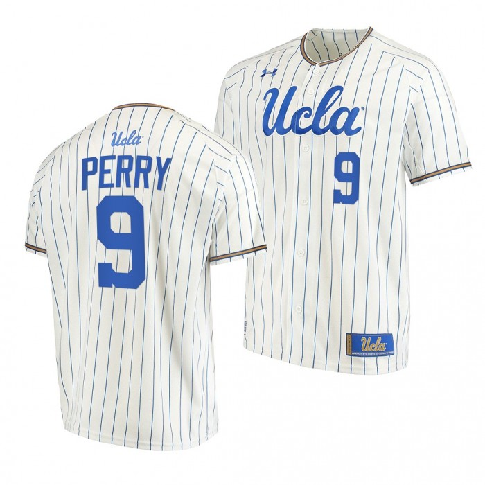 UCLA Bruins White College Baseball Darius Perry Men Jersey