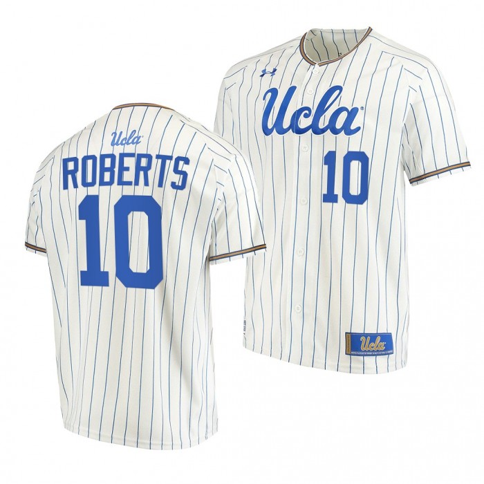 UCLA Bruins White College Baseball Dave Roberts Men Jersey