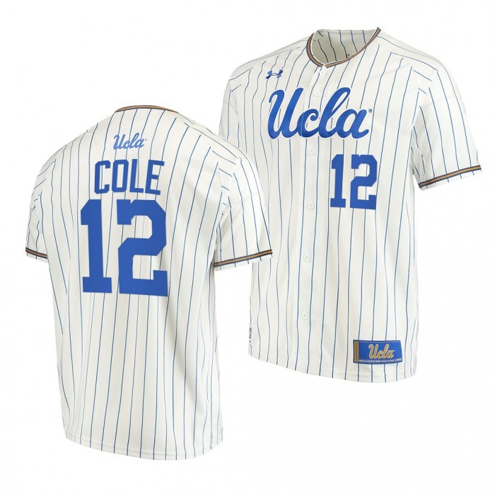 UCLA Bruins White College Baseball Gerrit Cole Men Jersey