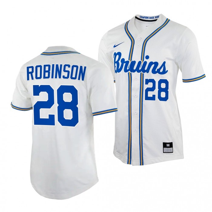 Jackie Robinson UCLA Bruins College Baseball Men Jersey-White