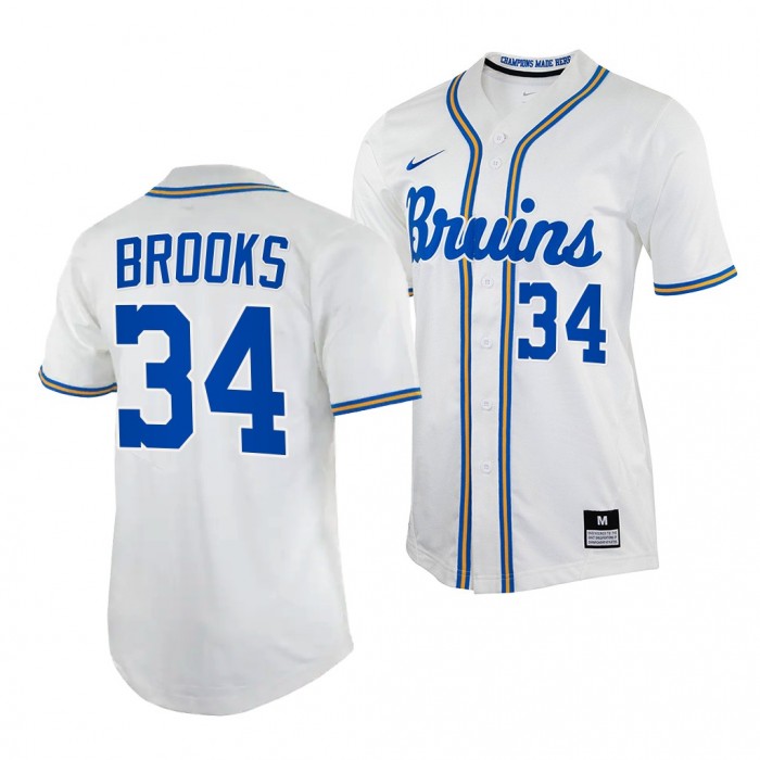 Jake Brooks UCLA Bruins 2022 College Baseball Men Jersey-White