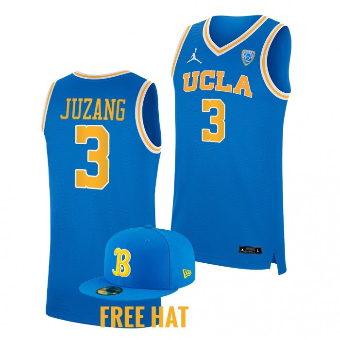 Johnny Juzang UCLA Bruins College Basketball Free Hat Jersey-Blue