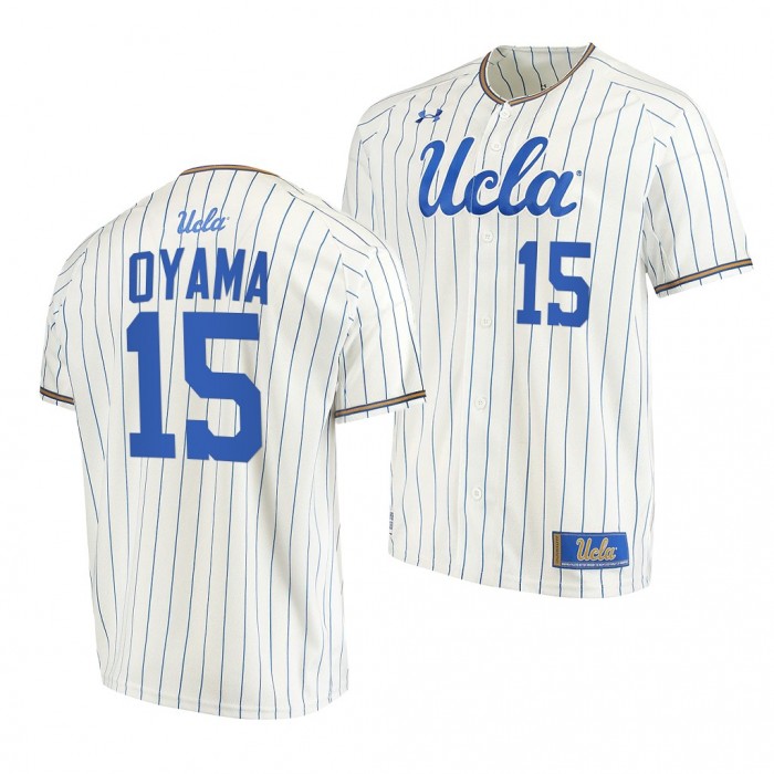 UCLA Bruins White College Baseball Kenny Oyama Men Jersey